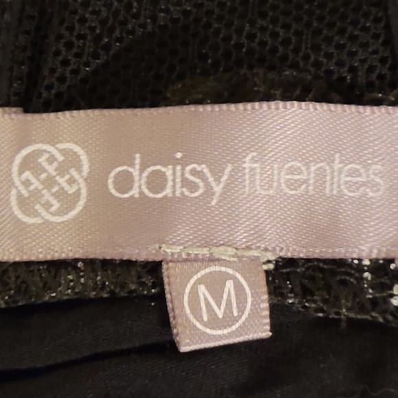 Daisy Fuentes Black And Lace Lingerie Size M - Picture 8 of 8